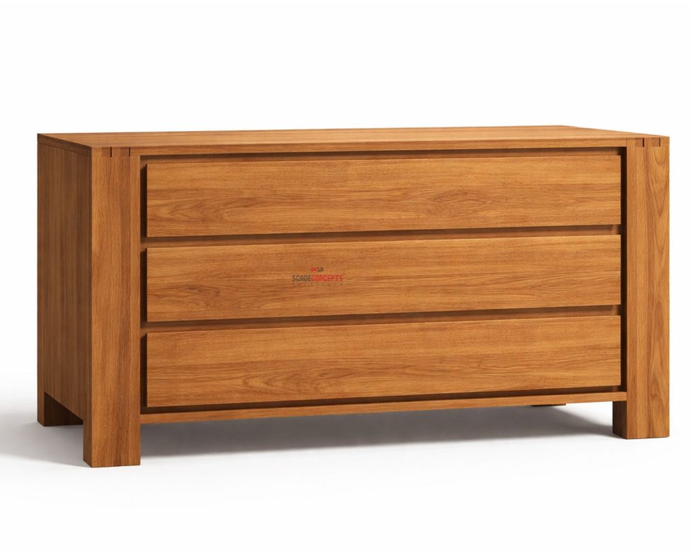 hawker chest 3 drawers teakwood side  1000x800