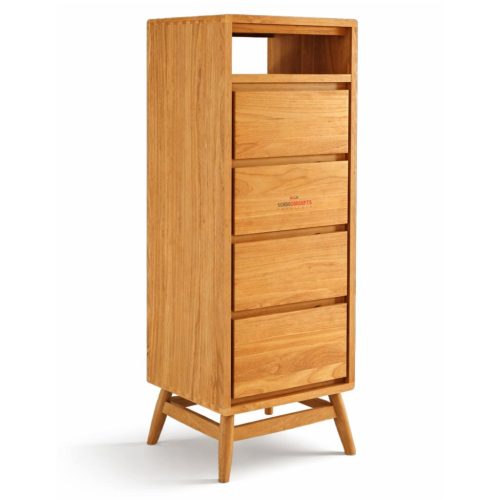 Rhodes tall chestboy 4 drawers teakwood