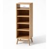 Rhodes teakwood bookcase front