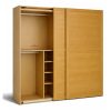 Slide teakwood Wardrobe left side