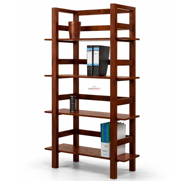 scade teak wood shelf side