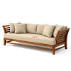 Handy teak wood sofa 3 seater