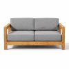 teak line sofa 2 seater front