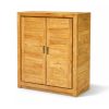 Zuby teak wood shoe cabinet front