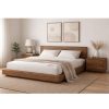 Scade teak bed side inspo