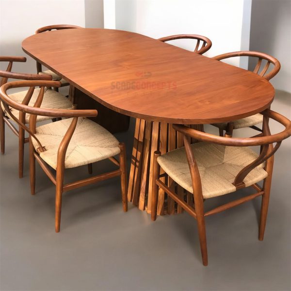 Luca-Oval-Teak-Dining-Table