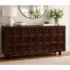 Sage reclaimed teak sideboard inspo