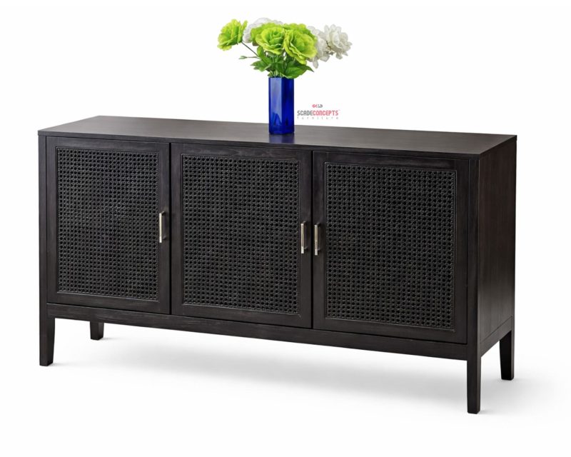 talia teakwood rattan sideboard  800x640