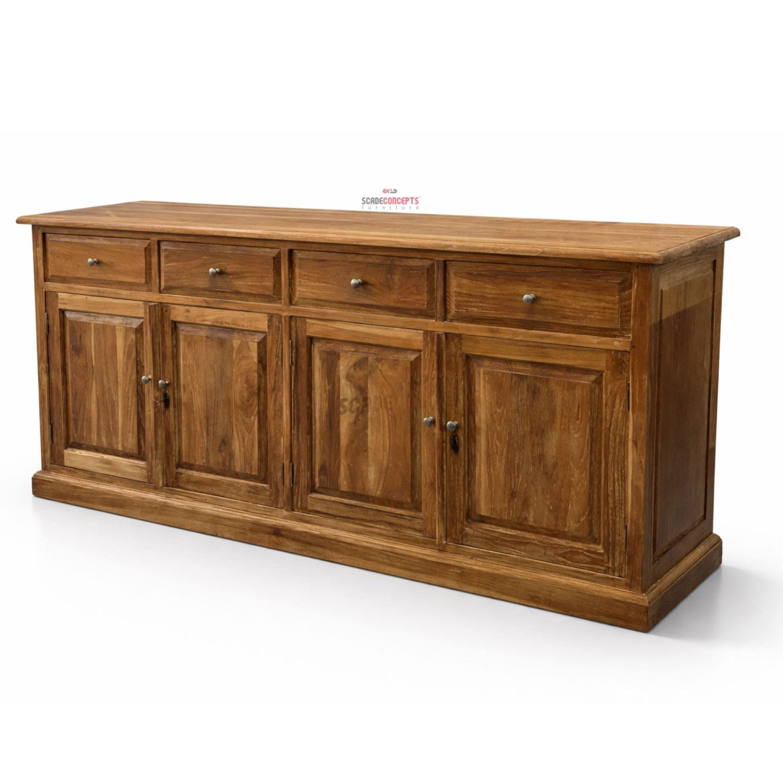 Rustic Teak Kaida Rustic Teak Cabinet | Aesthetic Vintage Indoor Furniture