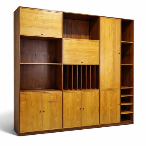 Exclusive teak bookshelf cabinet