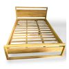 teak bed frame light dondra