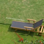Commercial Projects teak batyline black loungers with arm 150x150