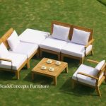 Commercial Projects teak sofa set coffee table  150x150