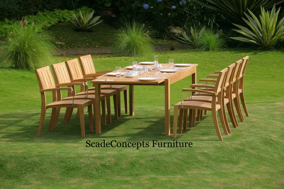 Blogs teakk wood dining set chairs table