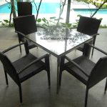 Commercial Projects wicker chairs rectangle poolside outdoor 1 150x150