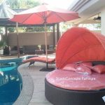 Commercial Projects wicker loungers parasol red sunbed black 1 150x150