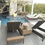 Commercial Projects wicker loungers poolside back outdoor  150x150