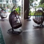 Commercial Projects wicker outdoor egg chair swing poolside  150x150