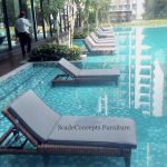 Commercial Projects wicker poolside loungers outdoor  150x150