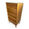 tall teak wood chest drawer real