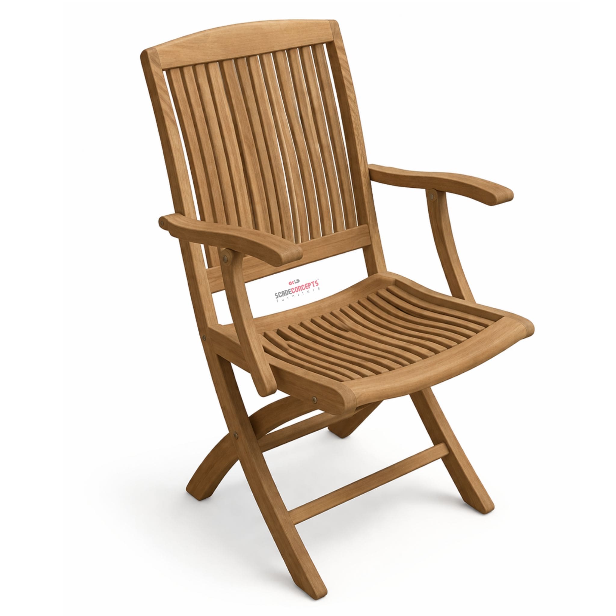 Comforteck Arm Folding chair teakwood
