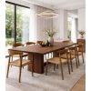 Cova Sturdy Dining Table teak chairs