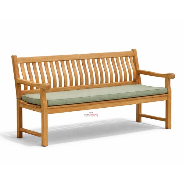 Florida teakwood outdoor bench