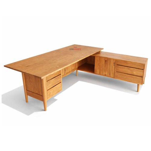 Teak writing table Elle