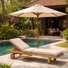 florida teakwood lounger cushions inspo