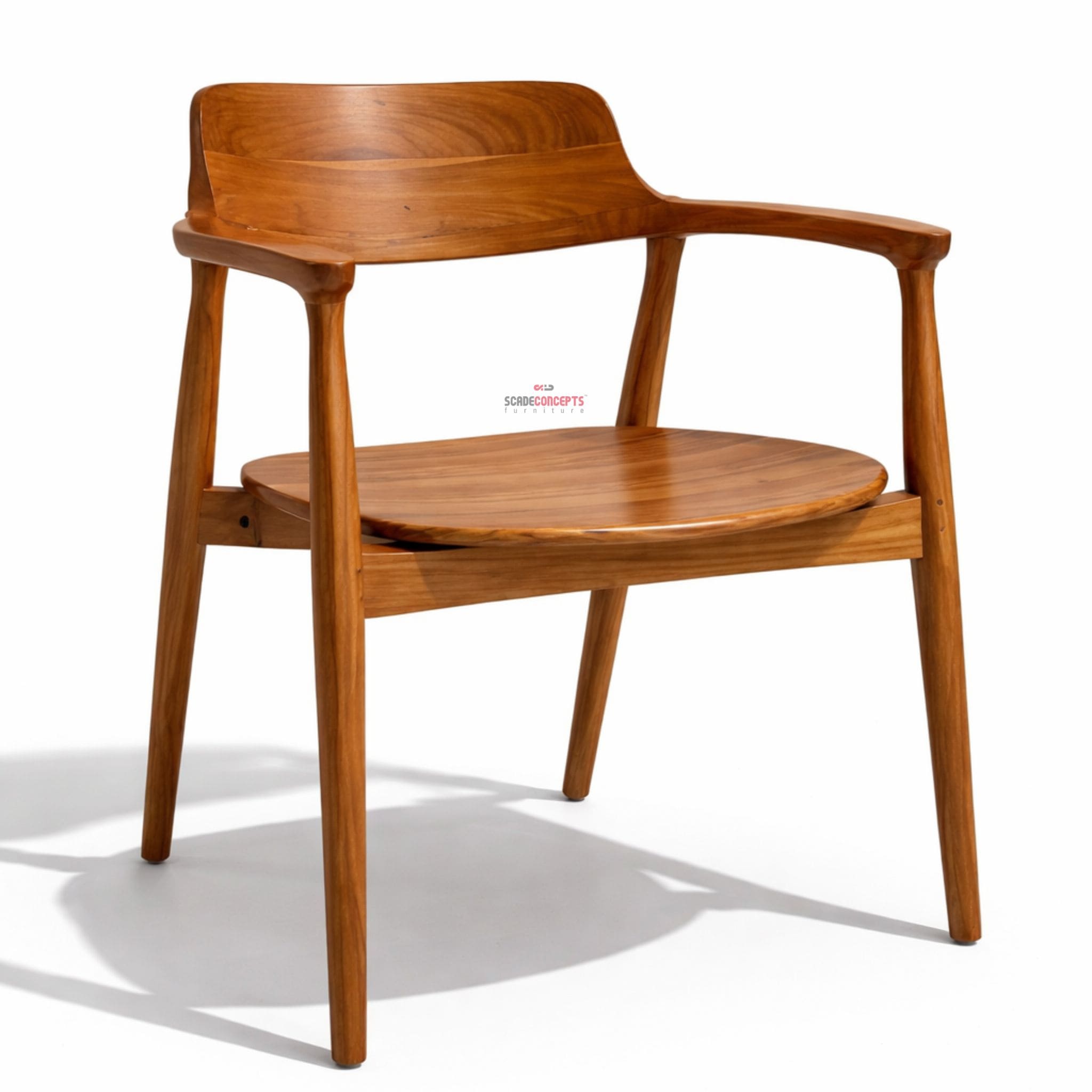 solid teakwood dining chair