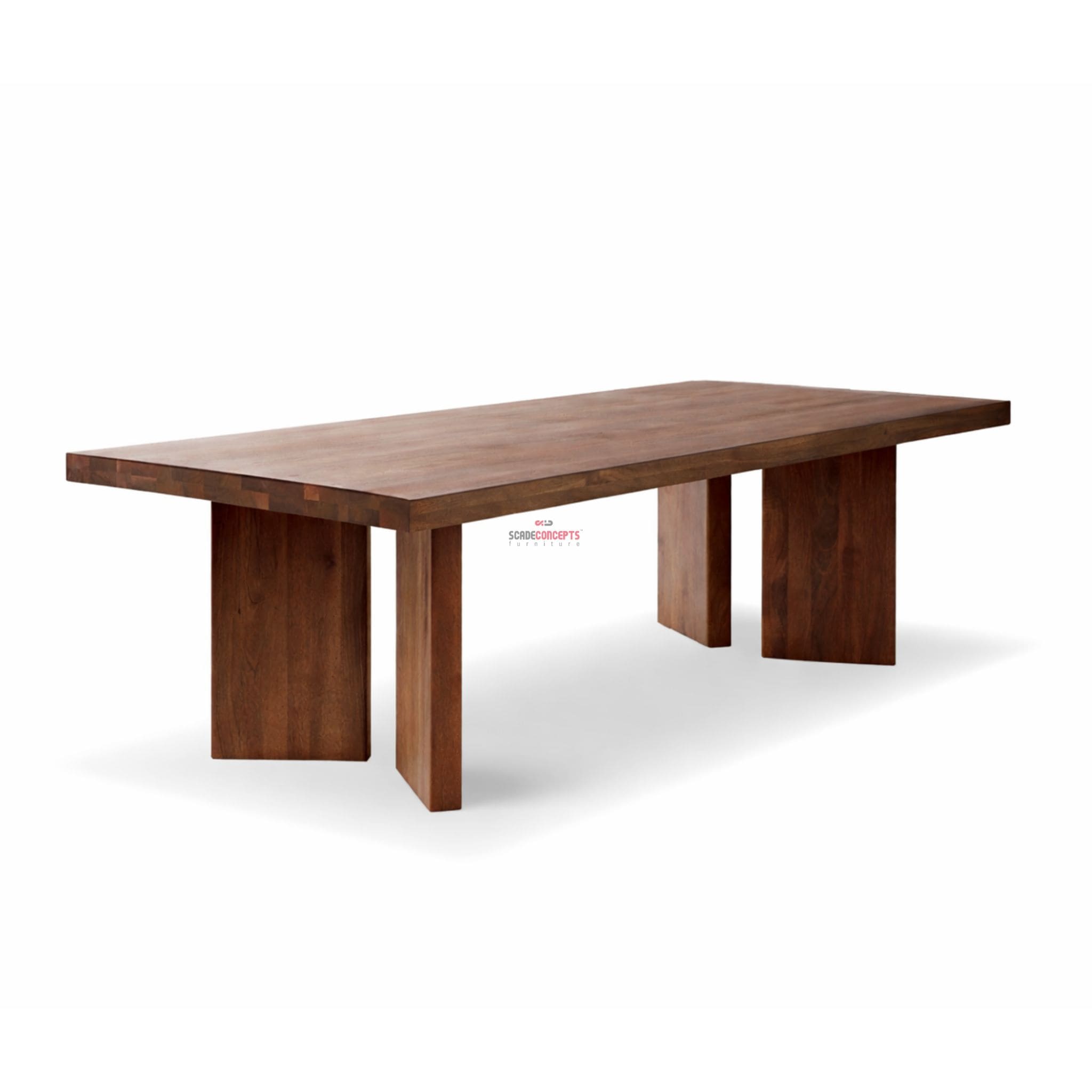 solid teakwood dining table