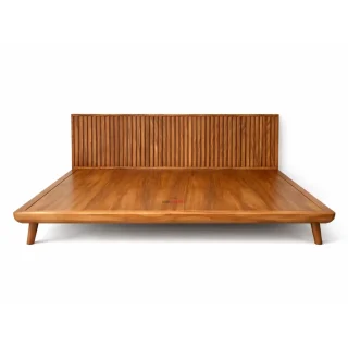 Nordik Slatted Teak Bed frame