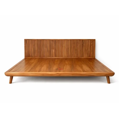 Nordik Slatted Teak Bed frame