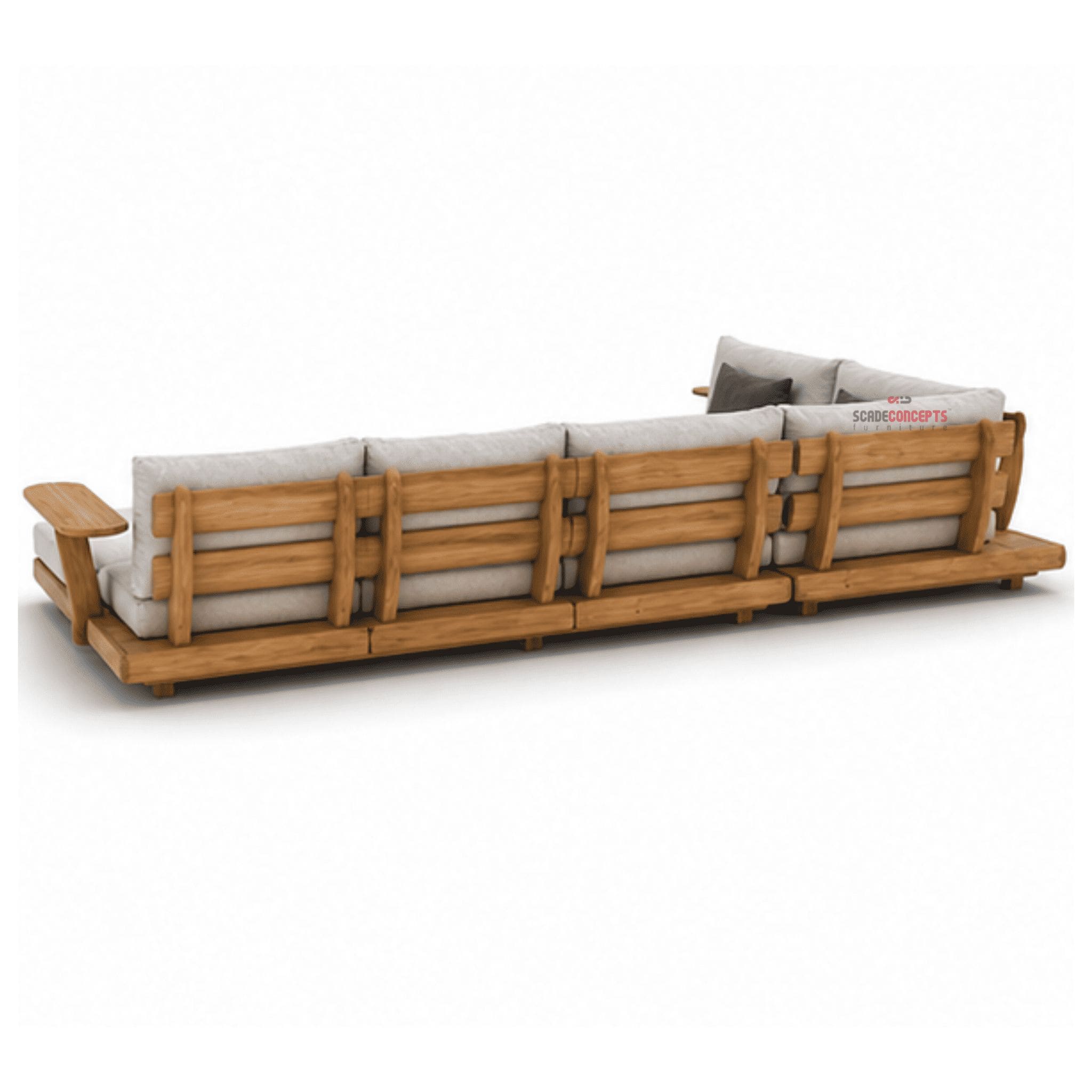 Orlan Premium Teak Sofa back